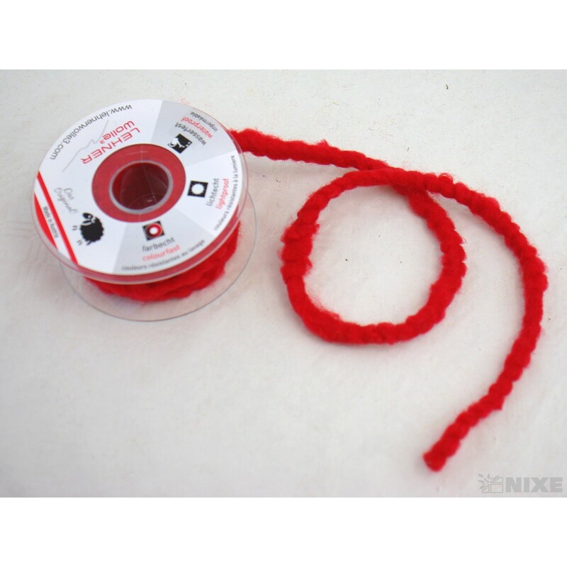 STUHA PLSTĚNÁ DRÁT 10mmx7m*ČERVENÁ