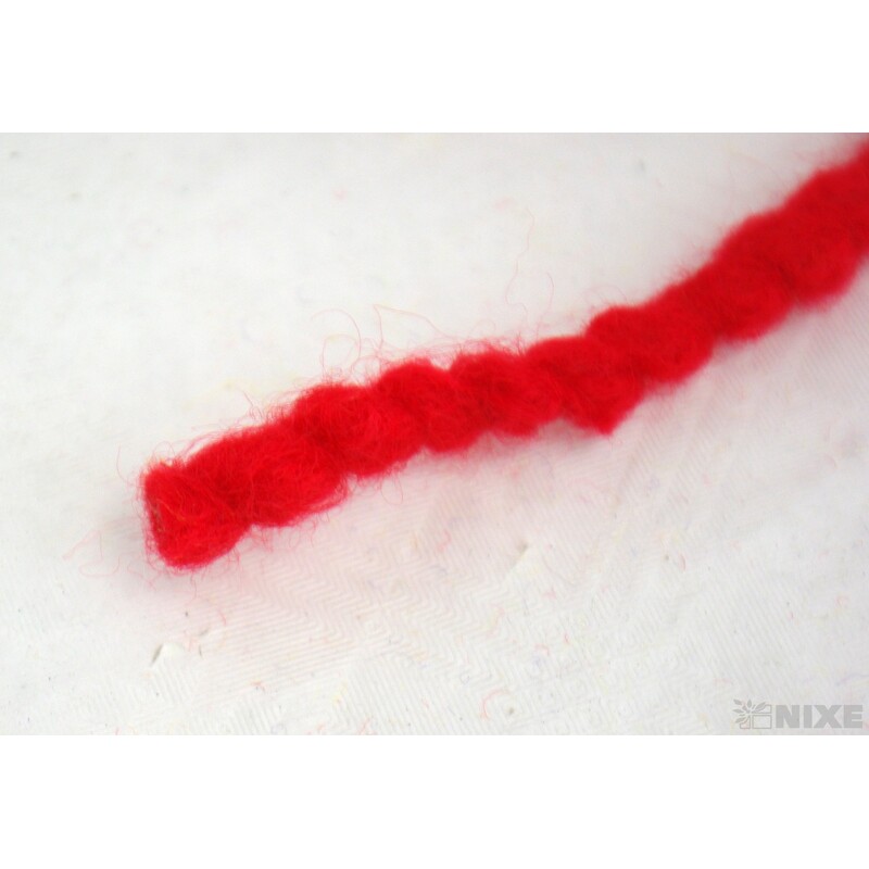 STUHA PLSTĚNÁ DRÁT 10mmx7m*ČERVENÁ