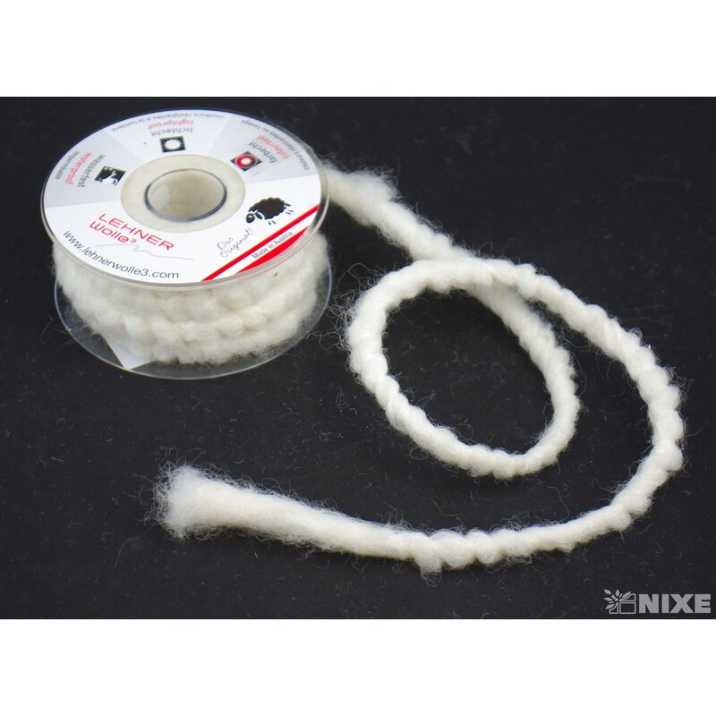 STUHA PLSTĚNÁ DRÁT 10mmx7m*BÍLÁ