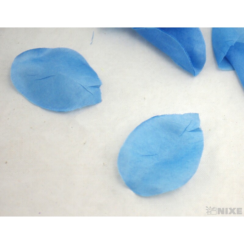 OKVĚTNÍ LÍSTKY RŮŽÍ 100ks*MODRÁ