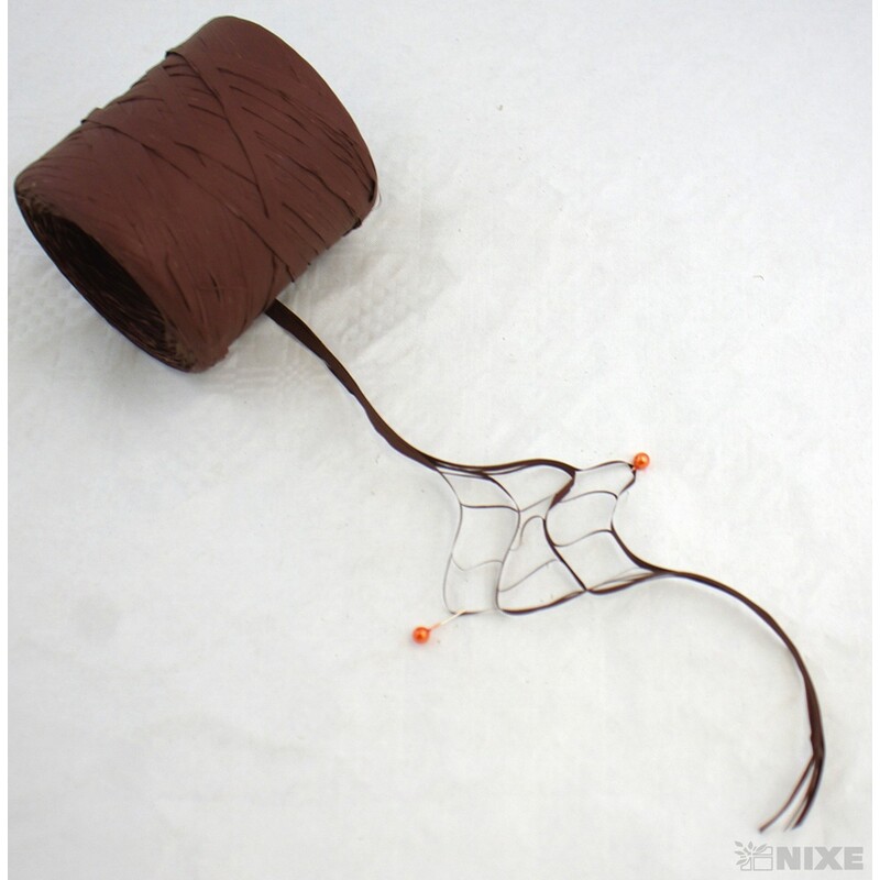 RAFIA BASIC 200m*HNĚDÁ 58