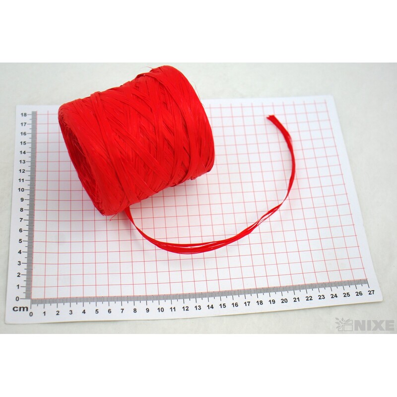 RAFIA BASIC 200m*ČERVENÁ 01