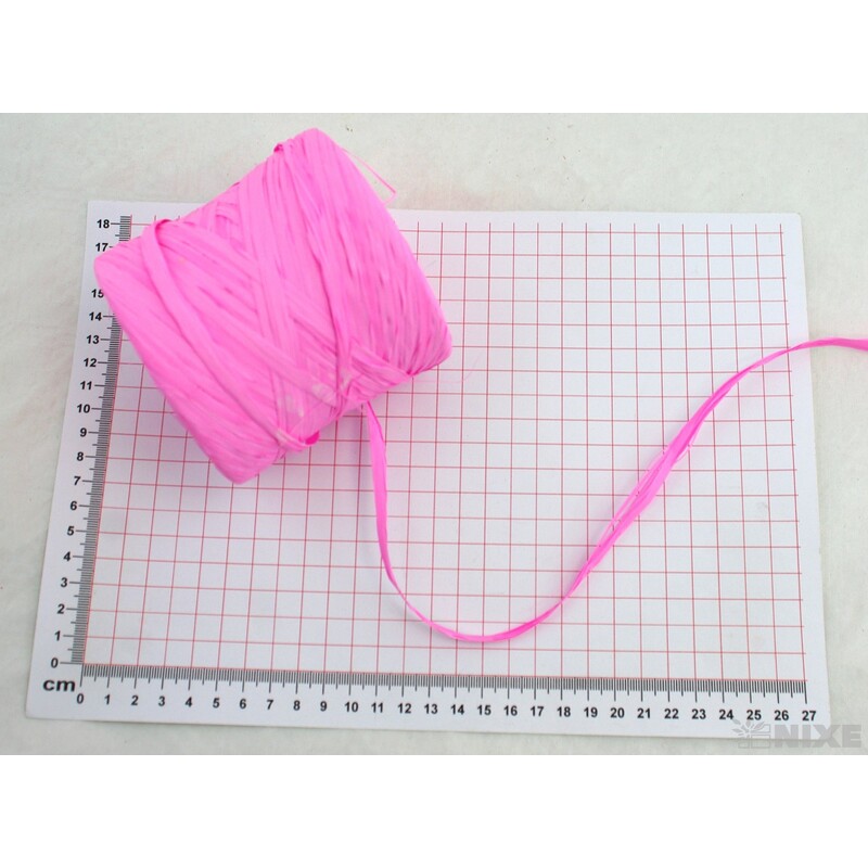 RAFIA BASIC 200m*RŮŽOVÁ PINK 42