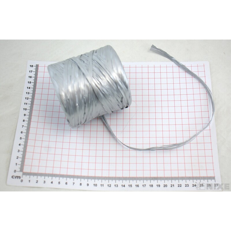 RAFIA BASIC MET 200m*STŘÍBRNÁ 89