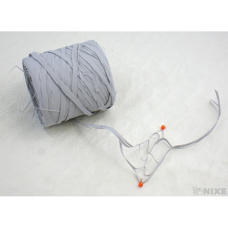 RAFIA BASIC 200m*STŘÍBRNÁ 19