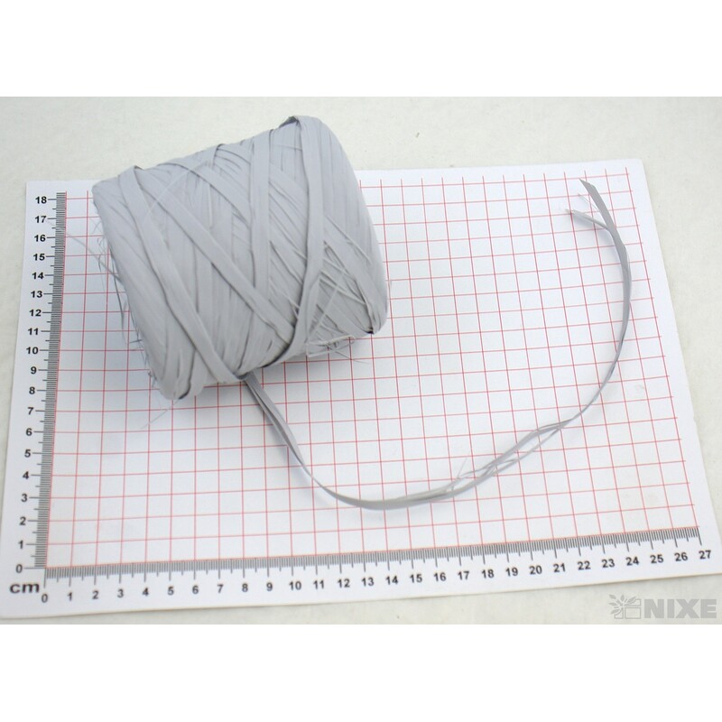 RAFIA BASIC 200m*STŘÍBRNÁ 19