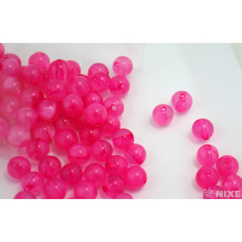 KORÁLKY DUHA 8mm*RŮŽOVÁ