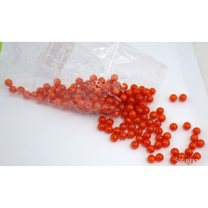 KORÁLKY DUHA 8mm*ORANŽOVÁ