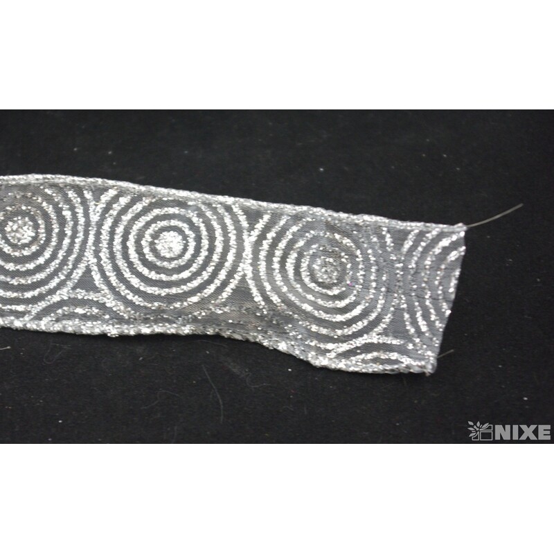 DAIRE 40mmx10yd*STŘÍBRNÁ S003 V+