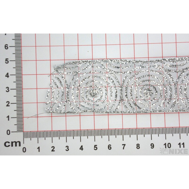 DAIRE 40mmx10yd*STŘÍBRNÁ S003 V+