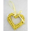 ZÁVĚS SRDCE 15cm*KRÉMOVÁ