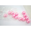 KORÁLKY 20mm 12ks*RŮŽOVÁ