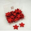 HVĚZDA 4-5cm 48ks*ČERVENÁ