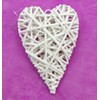ZÁVĚS SRDCE 20cm*BÍLÁ