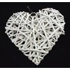 ZÁVĚS SRDCE 25cm*BÍLÁ