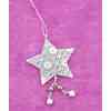 ZÁVĚS HVĚZDA PLECH 9cm*BÍLÁ
