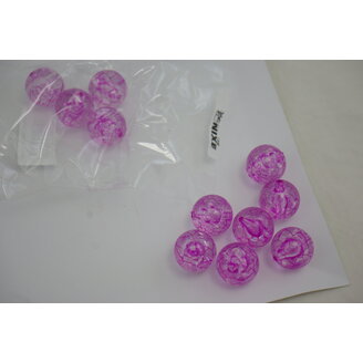 KORÁLKY KRAK 20mm 11ks*FIALOVÁ