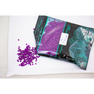 KORÁLKY 3mm 50g METAL*FIALOVÁ