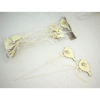 ZÁPICH PTÁČEK 10x34cm*ŽLUTÁ