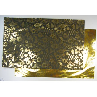 SÁČEK 40x65cm U-115ACC*ZLATÁ+ČERNÁ V+