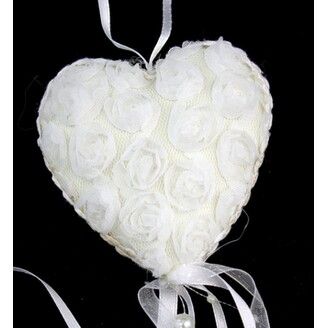 ZÁVĚS SRDCE 9x36cm*MIX BAREV