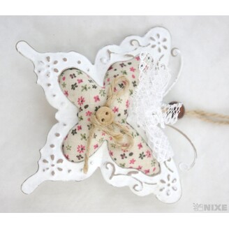 ZÁVĚS MOTÝL PLECH 10x18cm*
