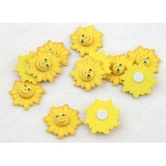 SLUNÍČKO NALEPOVACÍ 3,5cm 12ks
