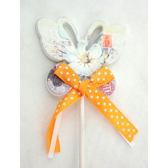 ZÁPICH MOTÝL 12ks 6x28cm*ORANŽOVÁ