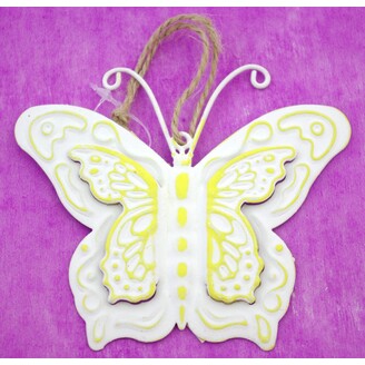 ZÁVĚS MOTÝL PLECH 9x18cm*