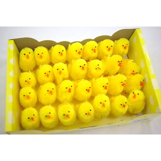 KUŘÁTKA 6x3cm 28ks*ŽLUTÁ