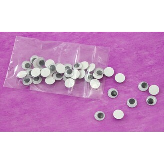 OČI PLASTOVÉ 1,2cm 40ks*