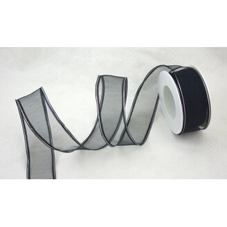 LUGANO 40mmx25m 3571*ČERNÁ 016