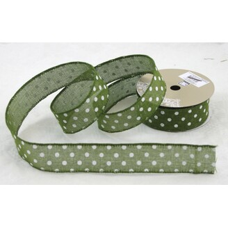 STUHA PUNTÍK 114 38mmx7yd*ZELENÁ TM.