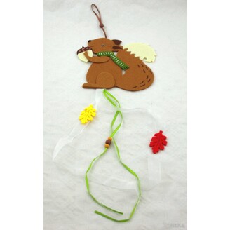 ZÁVĚS FILC VEVERKA 18x50cm*