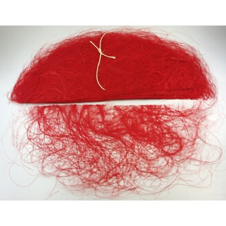 SISAL PŮLKRUH 65cm 10ks*ČERVENÁ