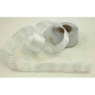 PLÁTNOVÁ STUHA  MTP DR. 40mmx20m*STŘÍBRNÁ 322 488