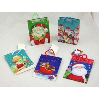 TAŠKA LAMIN MINI VÁNOCE MIX 11,5x15x6,5cm*