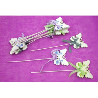 ZÁPICH MOTÝL 12ks 6x25cm*MIX BAREV