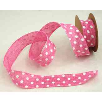 STUHA PUNTÍK 38mmx7yd*RŮŽOVÁ V+