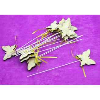 ZÁPICH MOTÝL 12ks 5x22cm*ŽLUTÁ