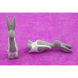 ZAJÍC KERAMIKA 3x14cm*MIX BAREV