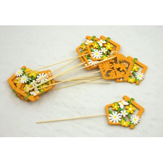 ZÁPICH BUDKA 12ks 8x23cm*ORANŽOVÁ