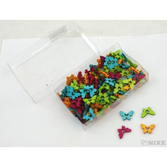MOTÝL D 2cm 144ks*MIX BAREV