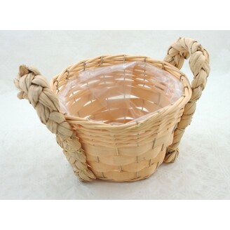 KVĚTNÍK PROUTĚNÝ 18x13cm*MIX BAREV