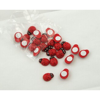 BERUŠKA NALEPOVACÍ 2cm 24ks*ČERVENÁ