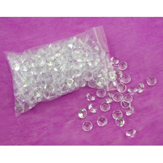 DIAMANTY 15mm cca 500g*PRŮHLEDNÁ