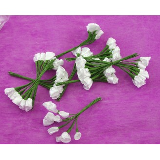 KYTIČKA SVAZEK 1x10cm 10ks 10sv*BÍLÁ