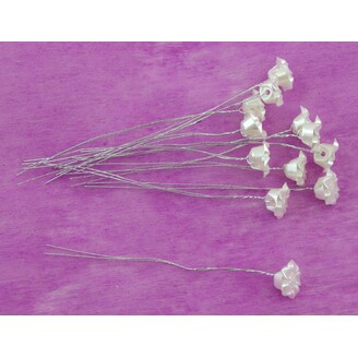 ZÁPICH KYTKA AKRYL 12ks 1x12cm*PRŮHLEDNÁ