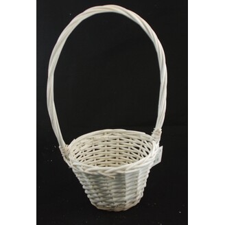 KOŠ PROUTĚNÝ 18x50x14cm*BÍLÁ