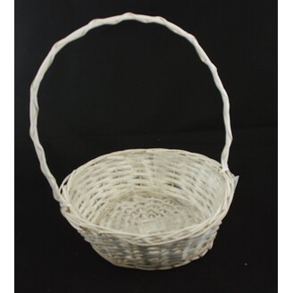 KOŠ PROUTĚNÝ 38x9x28cm*BÍLÁ